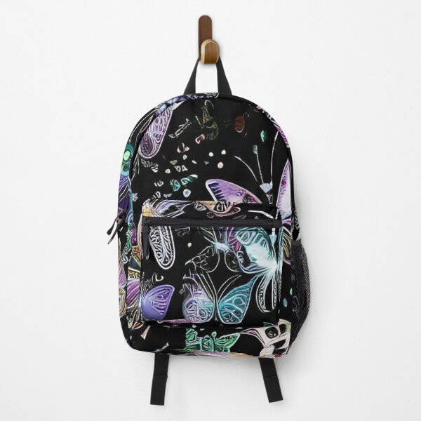 Item preview, glowing butterflies in black background designed and sold by optimusprime39.