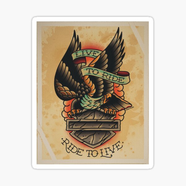 Item preview, Live to ride, ride to live (Vertical version)  designed and sold by Aloha-Life-808.