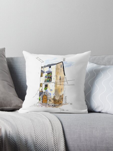 Torla, Spain Throw Pillow
