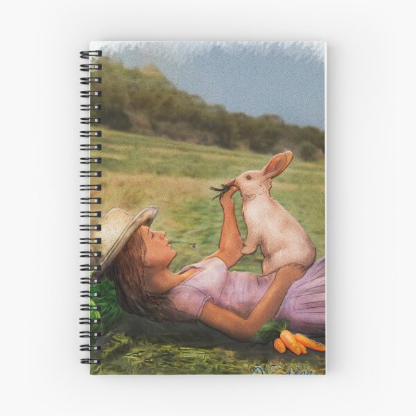 Item preview, Claire with her rabbit Alice designed and sold by HenryDrae.