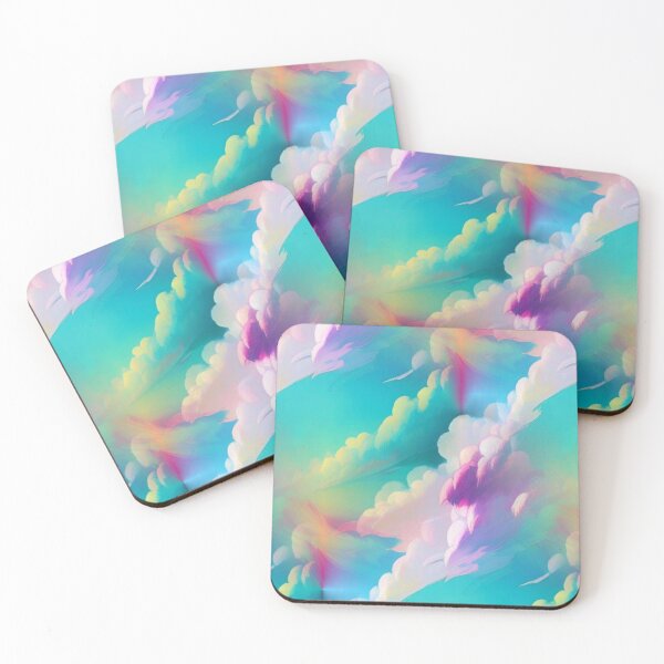 Item preview, Dreamy Colorful Clouds designed and sold by wildredhead.