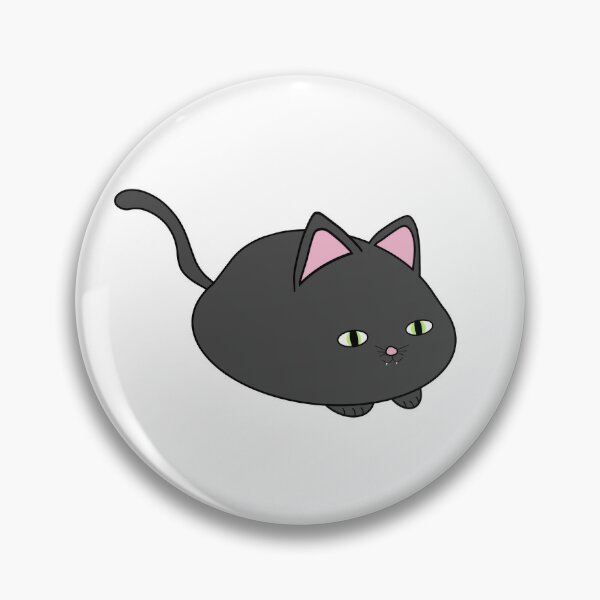 Kawaii Grey Cat Pin