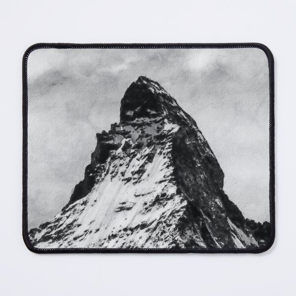 Item preview, Monochrome Matterhorn Mountain Switzerland Zermatt, Grayscale European Swiss Alps Mountains, Monochromatic Winter Matterhorn Landscape Oil Paint, Switzerland Highest Peak designed and sold by Paintcorner.