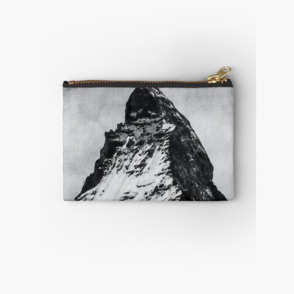 Item preview, Monochrome Matterhorn Mountain Switzerland Zermatt, Grayscale European Swiss Alps Mountains, Monochromatic Winter Matterhorn Landscape Oil Paint, Switzerland Highest Peak  designed and sold by Paintcorner.