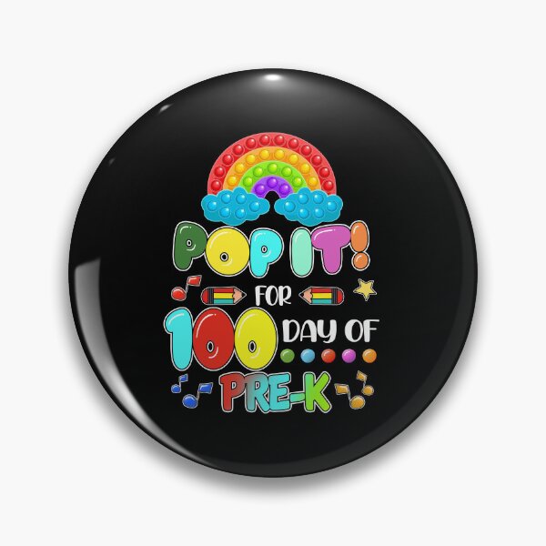 Item preview, Popit For 100 Day Of Pre-k School designed and sold by Ibettson Justine.
