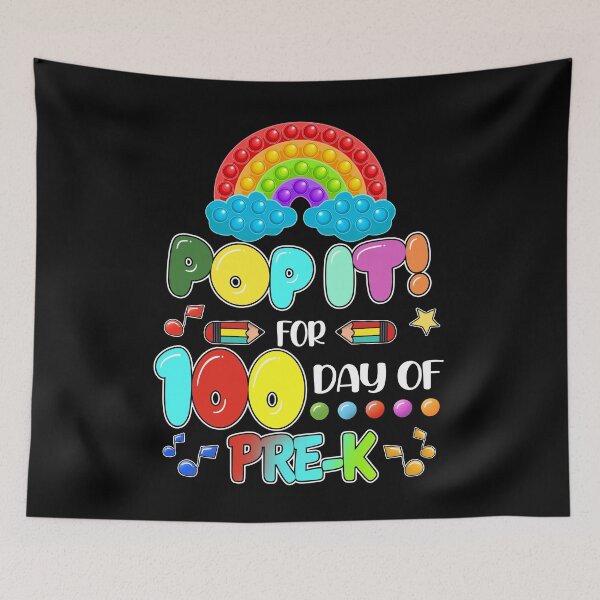 Item preview, Popit For 100 Day Of Pre-k School designed and sold by Ibettson Justine.