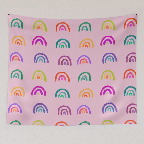 Item preview, Watercolor Painted Rainbow Pattern designed and sold by luckymooninc.