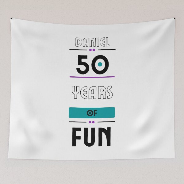 Item preview, DANIEL NAME: DANIEL 50 YEARS OF FUN DESIGN. designed and sold by AlexRelax.