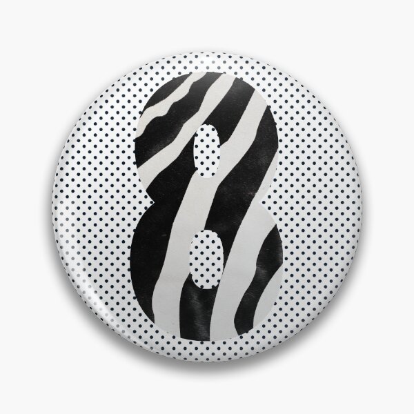 Item preview, Zebra Pattern No.8 Number eight Mono Eight Years Old Birthday Sport Squad Trasparent designed and sold by 27th-Tee.
