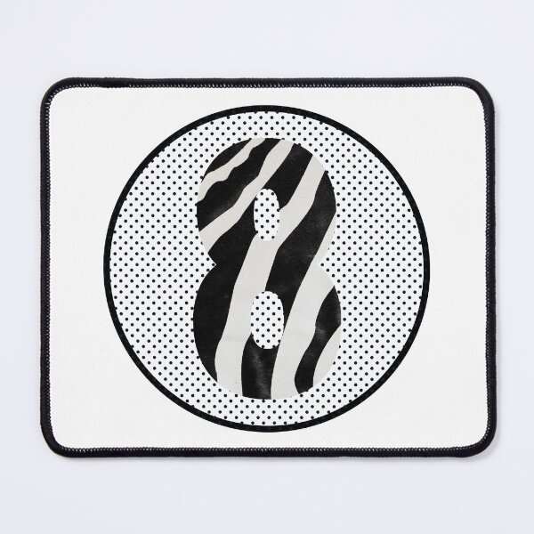 Item preview, Zebra Pattern No.8 Number eight Mono Eight Years Old Birthday Sport Squad Trasparent designed and sold by 27th-Tee.