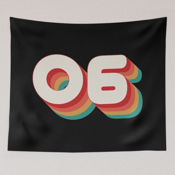 Item preview, Number 6 designed and sold by Texterns.