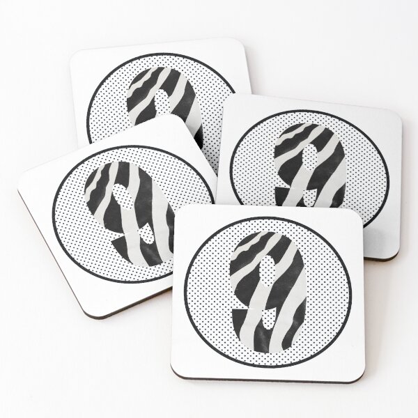 Item preview, Zebra Pattern No.9 Number nine Mono Nine Years Old Birthday Sport Squad Trasparent designed and sold by 27th-Tee.