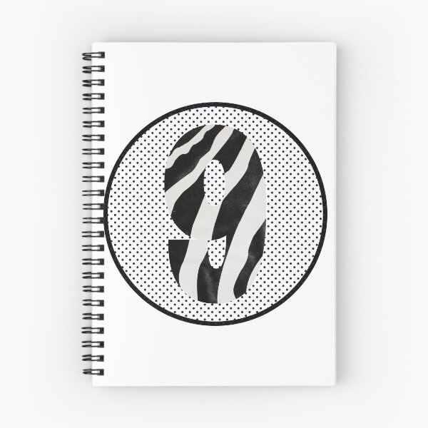Item preview, Zebra Pattern No.9 Number nine Mono Nine Years Old Birthday Sport Squad Trasparent designed and sold by 27th-Tee.