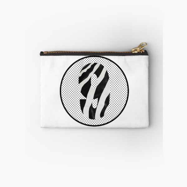 Item preview, Zebra Pattern No.9 Number nine Mono Nine Years Old Birthday Sport Squad Trasparent designed and sold by 27th-Tee.