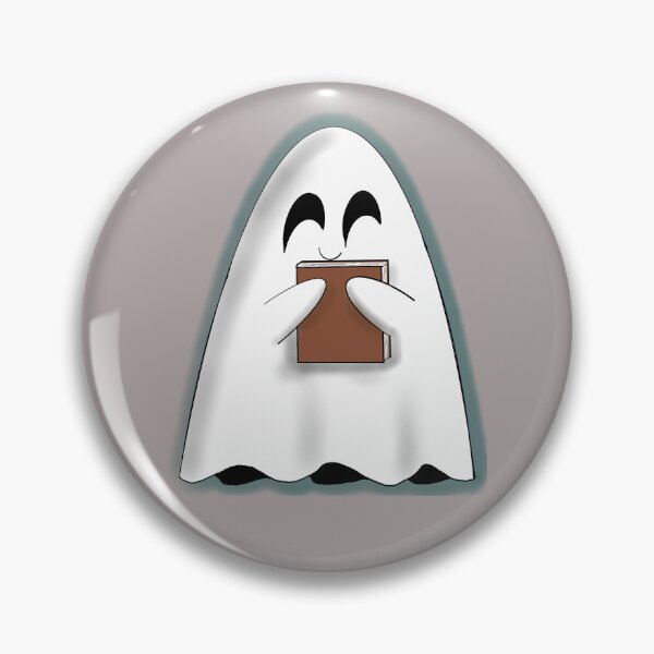 Item preview, Cute Ghost with Book | Wee Ghost Friend Has a Book for You designed and sold by ShireFolk.