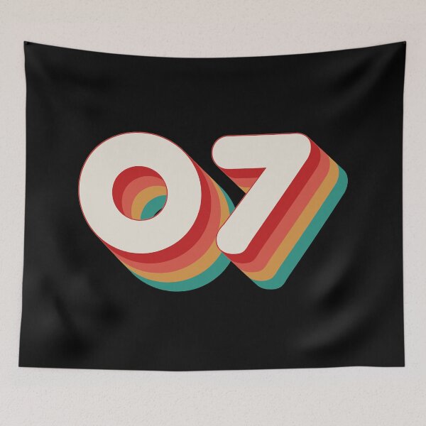 Item preview, Number 7 designed and sold by Texterns.