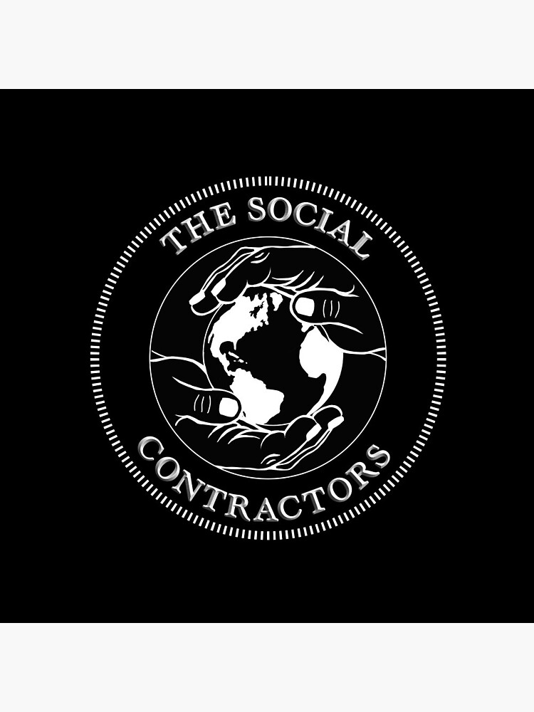 Thumbnail 3 of 3, Pin, The Social Contractors designed and sold by Jag2.