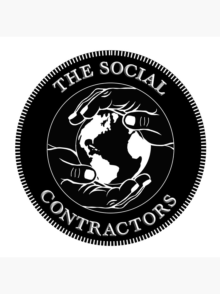 Thumbnail 3 of 3, Poster, The Social Contractors designed and sold by Jag2.