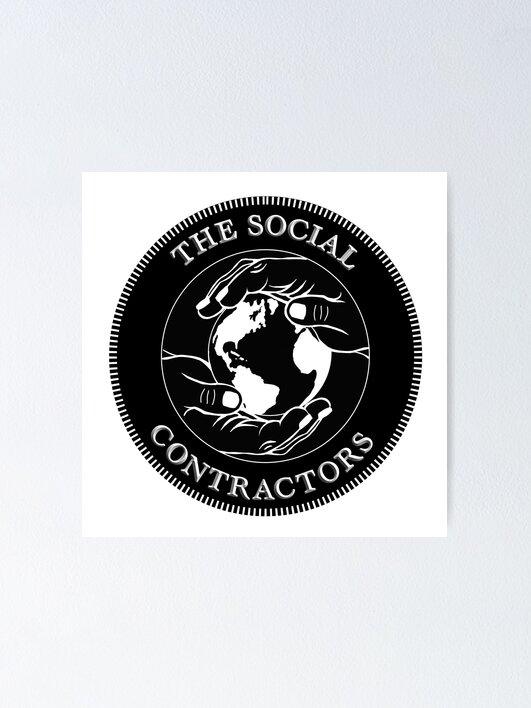 Thumbnail 1 of 3, Poster, The Social Contractors designed and sold by Jag2.