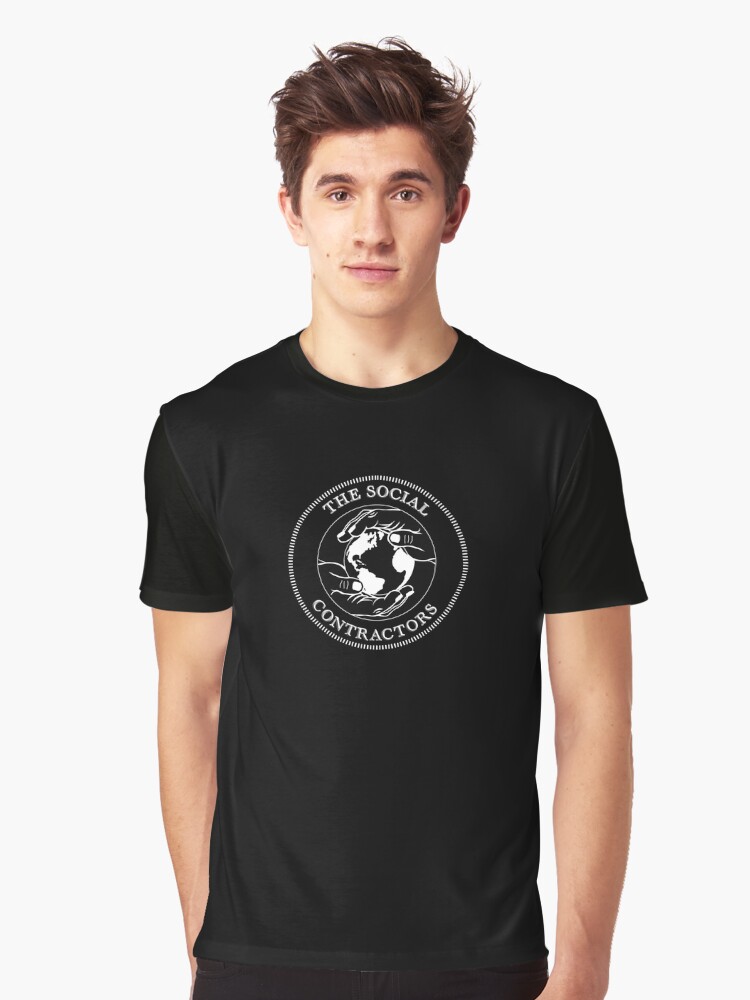 Thumbnail 1 of 5, Graphic T-Shirt, The Social Contractors designed and sold by Jag2.