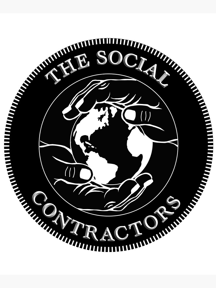 Thumbnail 5 of 5, Tote Bag, The Social Contractors designed and sold by Jag2.