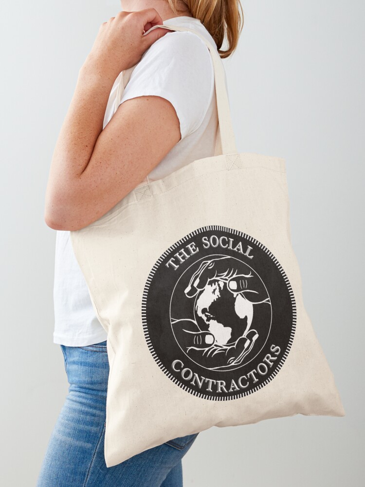 Thumbnail 1 of 5, Tote Bag, The Social Contractors designed and sold by Jag2.