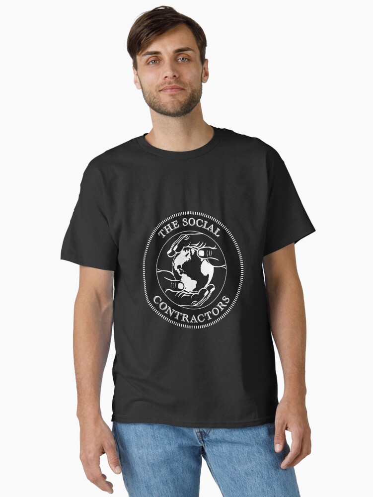 Thumbnail 1 of 7, Classic T-Shirt, The Social Contractors designed and sold by Jag2.
