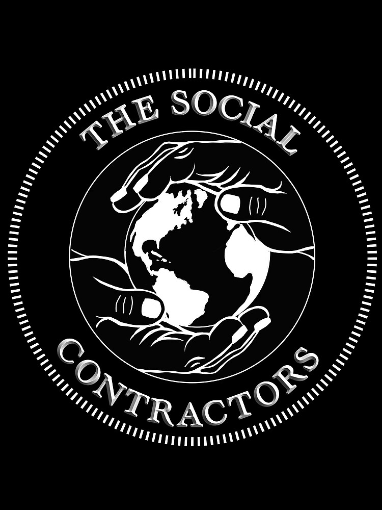 Thumbnail 3 of 3, Scarf, The Social Contractors designed and sold by Jag2.