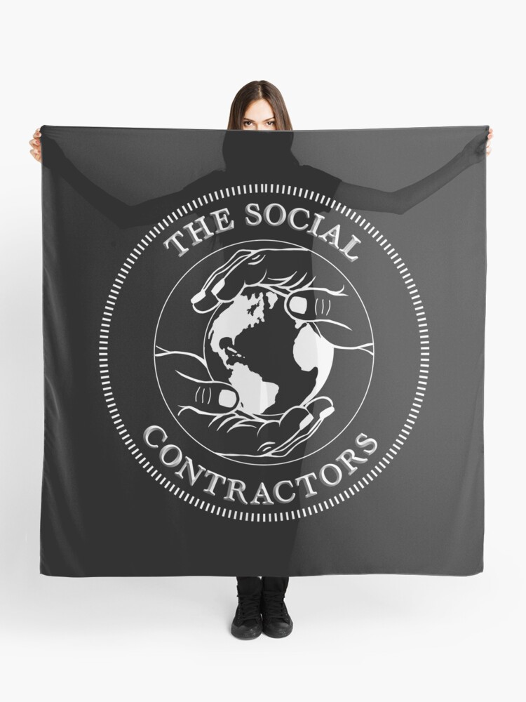 Thumbnail 1 of 3, Scarf, The Social Contractors designed and sold by Jag2.