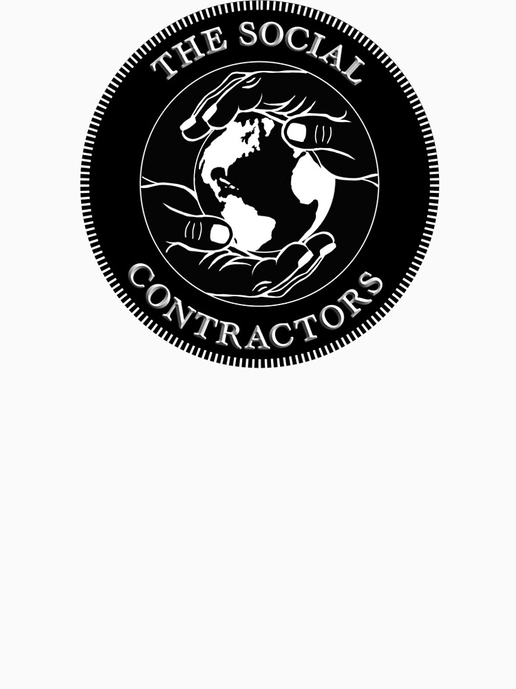 Thumbnail 6 of 6, Premium Scoop T-Shirt, The Social Contractors designed and sold by Jag2.