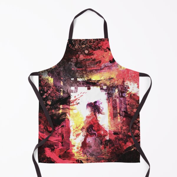 Item preview, Shrine maiden in fall , Colors of the season, Acrylic Pour designed and sold by Dave Ng.