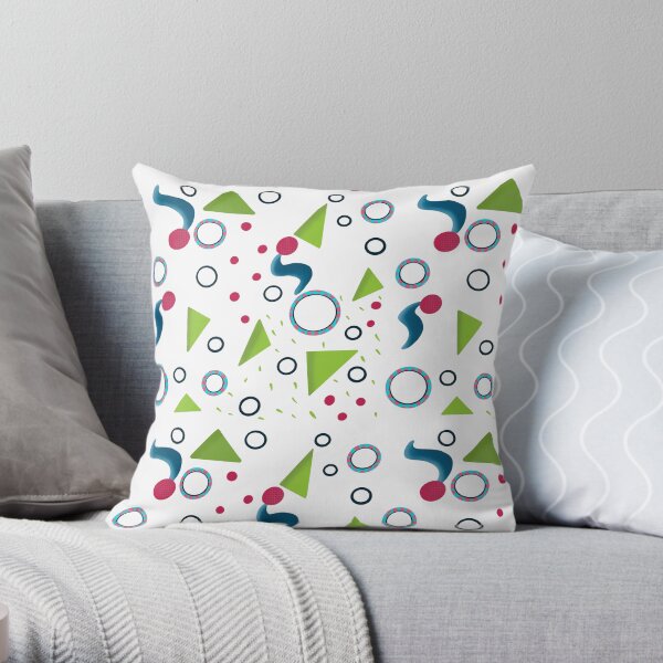 Playing in the rain Throw Pillow
