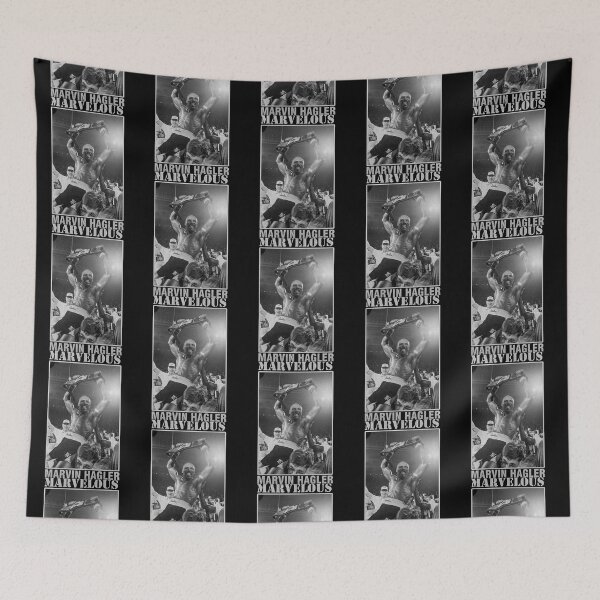 Item preview, Retro Vintage Marvin Hagler - Marvelous Retro Wave designed and sold by Monoslothshop.