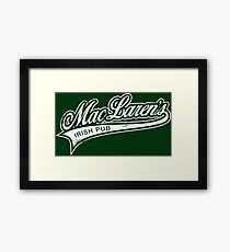 MacLaren's Pub Framed Print