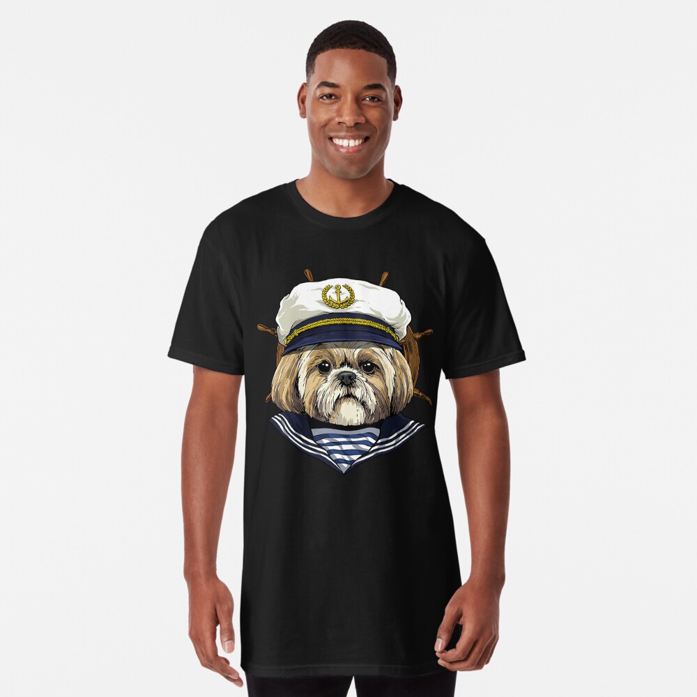 Shih Tzu Sailor Boat Captain Shih Tzu Dog 137 | Poster