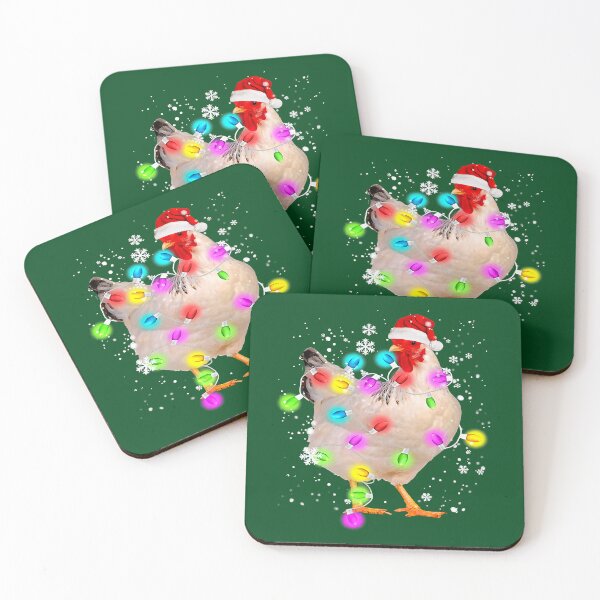 Item preview, Chicken snow happy light Christmas258 designed and sold by FamilyRoyal.