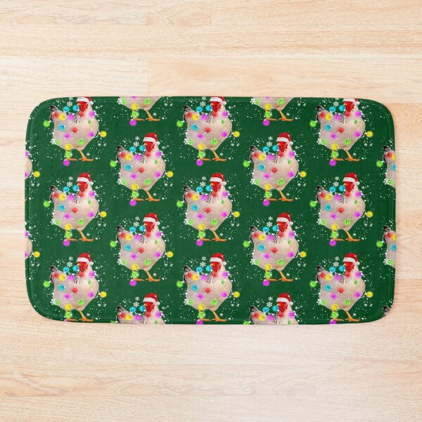 Item preview, Chicken snow happy light Christmas258 designed and sold by FamilyRoyal.