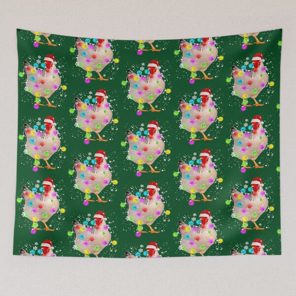 Item preview, Chicken snow happy light Christmas258 designed and sold by FamilyRoyal.