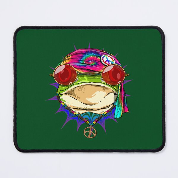Item preview, Hippie Frog Toad Tie Dye Peace Sign Psychedelic Frog Lover 4 designed and sold by FamilyRoyal.