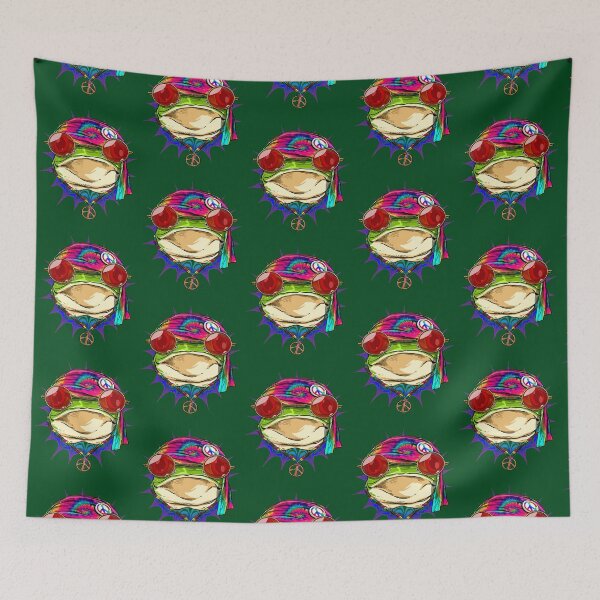 Item preview, Hippie Frog Toad Tie Dye Peace Sign Psychedelic Frog Lover 4 designed and sold by FamilyRoyal.