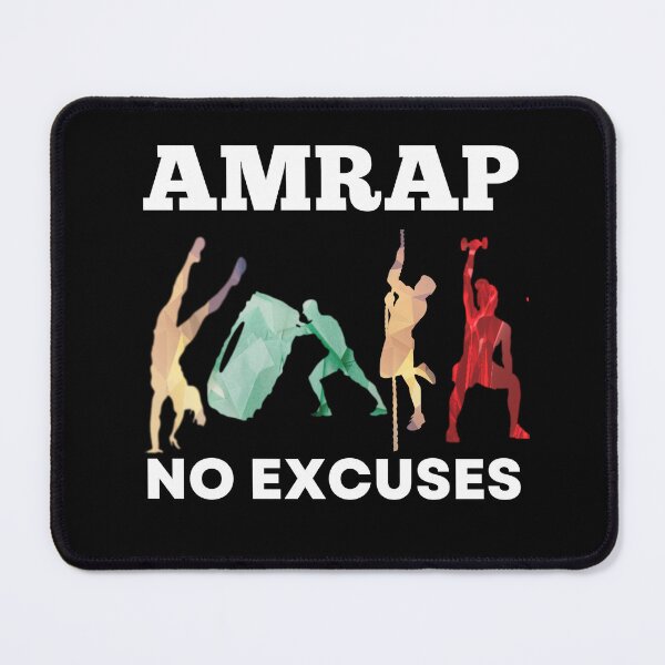 Item preview, No Excuses AMRAP Fittest Bootcamp For Her designed and sold by Desiznn.