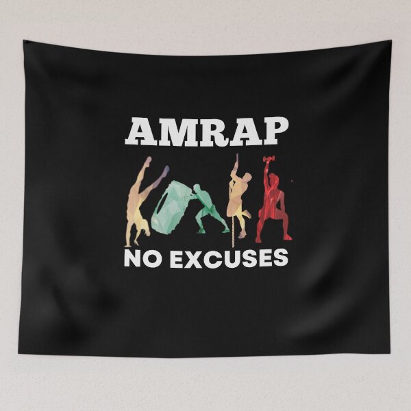 Item preview, No Excuses AMRAP Fittest Bootcamp For Her designed and sold by Desiznn.