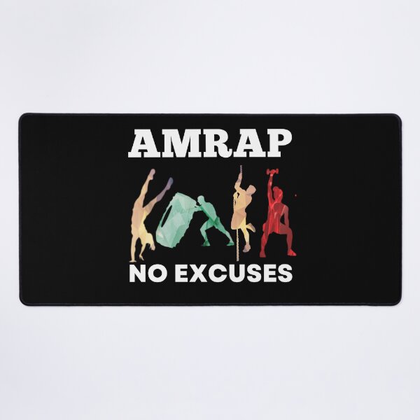 Item preview, No Excuses AMRAP Fittest Bootcamp For Her designed and sold by Desiznn.