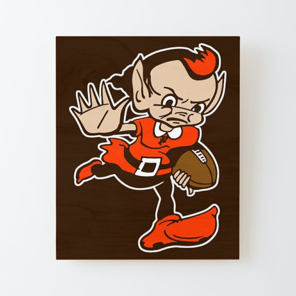 Men's Homage Orange Cleveland Browns Brownie The Elf Super