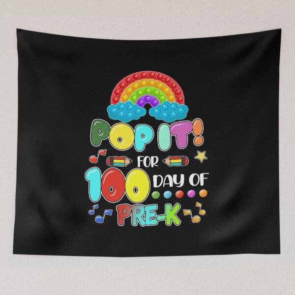 Item preview, Popit For 100 Day Of Pre-k School designed and sold by SamArtistbyAUS.