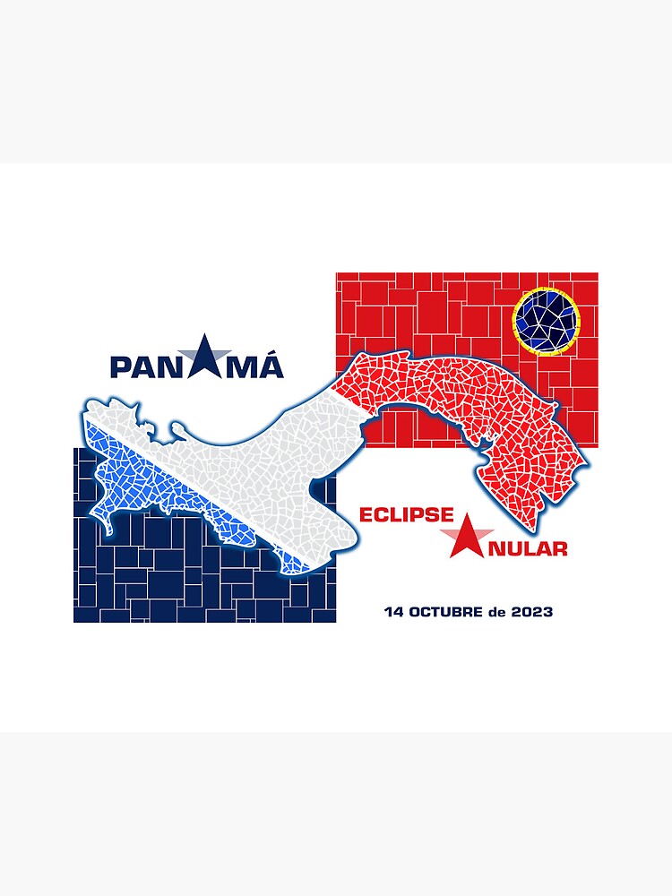 Thumbnail 5 of 5, Mouse Pad, Panama Annular Eclipse 2023 designed and sold by Eclipse2024.