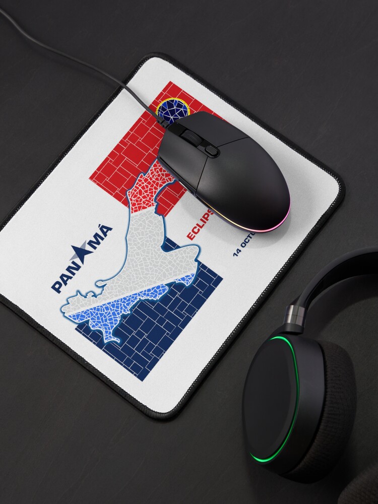 Thumbnail 4 of 5, Mouse Pad, Panama Annular Eclipse 2023 designed and sold by Eclipse2024.
