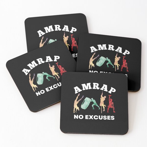 Item preview, No Excuses AMRAP Fittest Bootcamp For Him designed and sold by Desiznn.