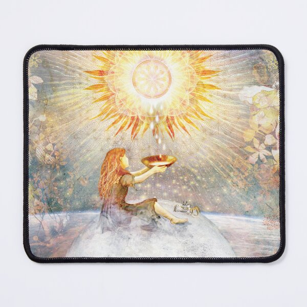 Item preview, Sunshine Energy mandala digital spiritual art designed and sold by MisprintArt.