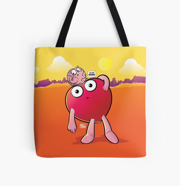 2023-01-Te toy mirando Bolsa estampada de tela